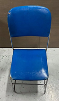 樂居二手家具F0406EJ 藍色皮椅