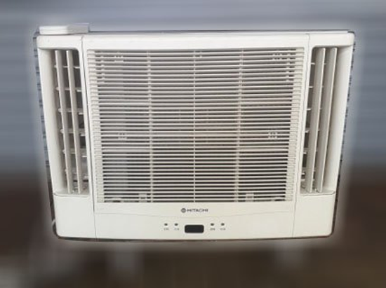 樂居二手家具AC0720AJJD日立雙吹1.8頓冷