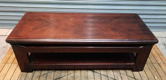 台中西屯中古傢俱賣場 A0826BJJC 實木茶几