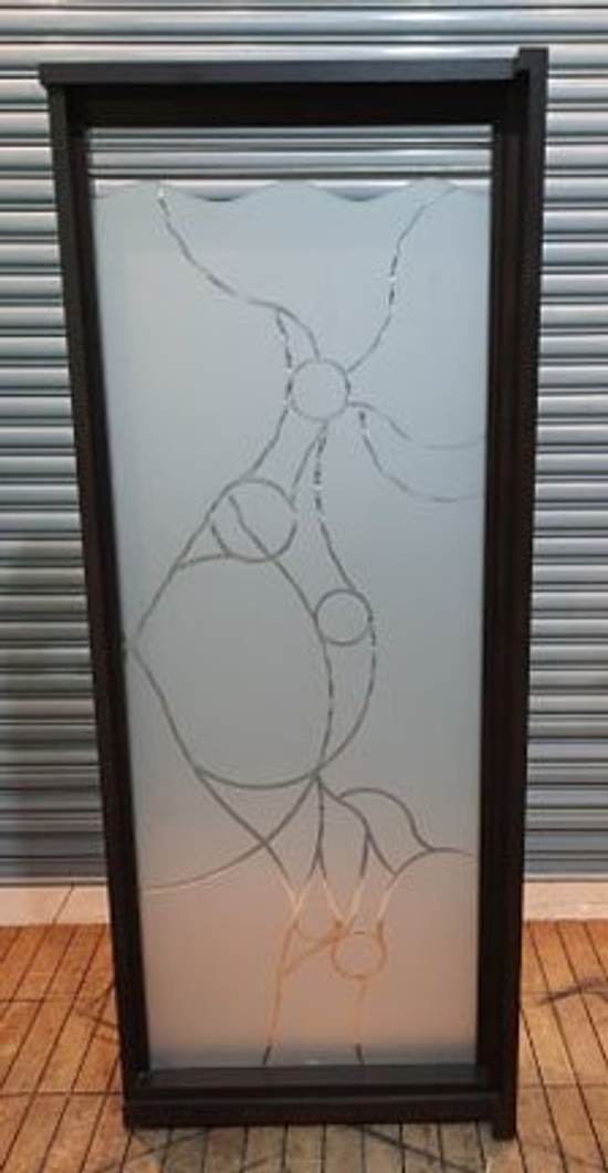 【樂居二手家具館】A0922BJJH 胡桃屏風