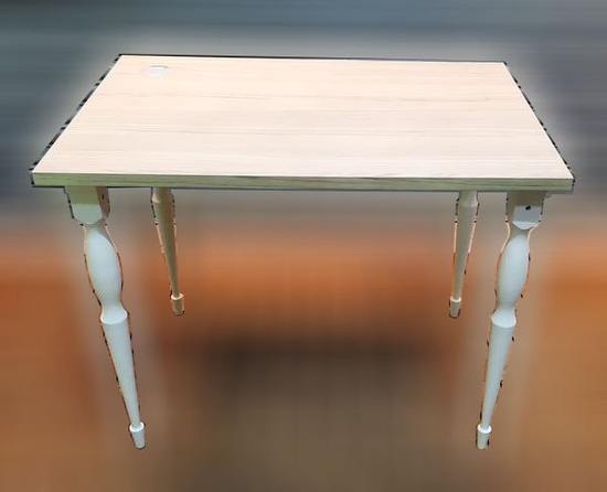 二手傢俱推薦 F1012HJJ 白腳餐桌