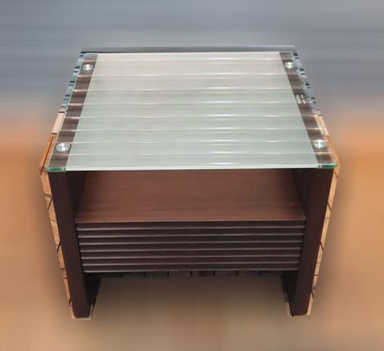 樂居二手家具 A1018AJJE 玻璃小茶几