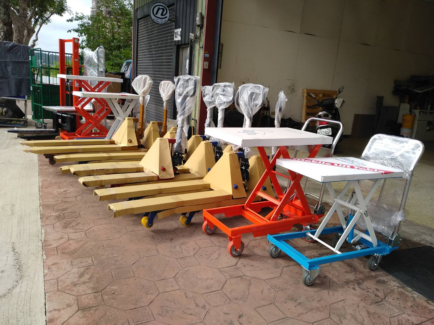 八德區-油壓昇降台車,油壓托板車,維修,買賣