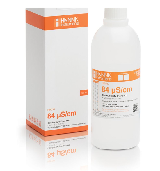HI7033L 84 &mu;S-cm電導度標準液
