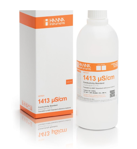 HI7031L 1413 &mu;S-cm電導度標準液