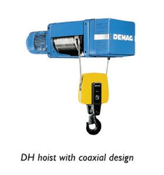 DH hoist with coaxial design