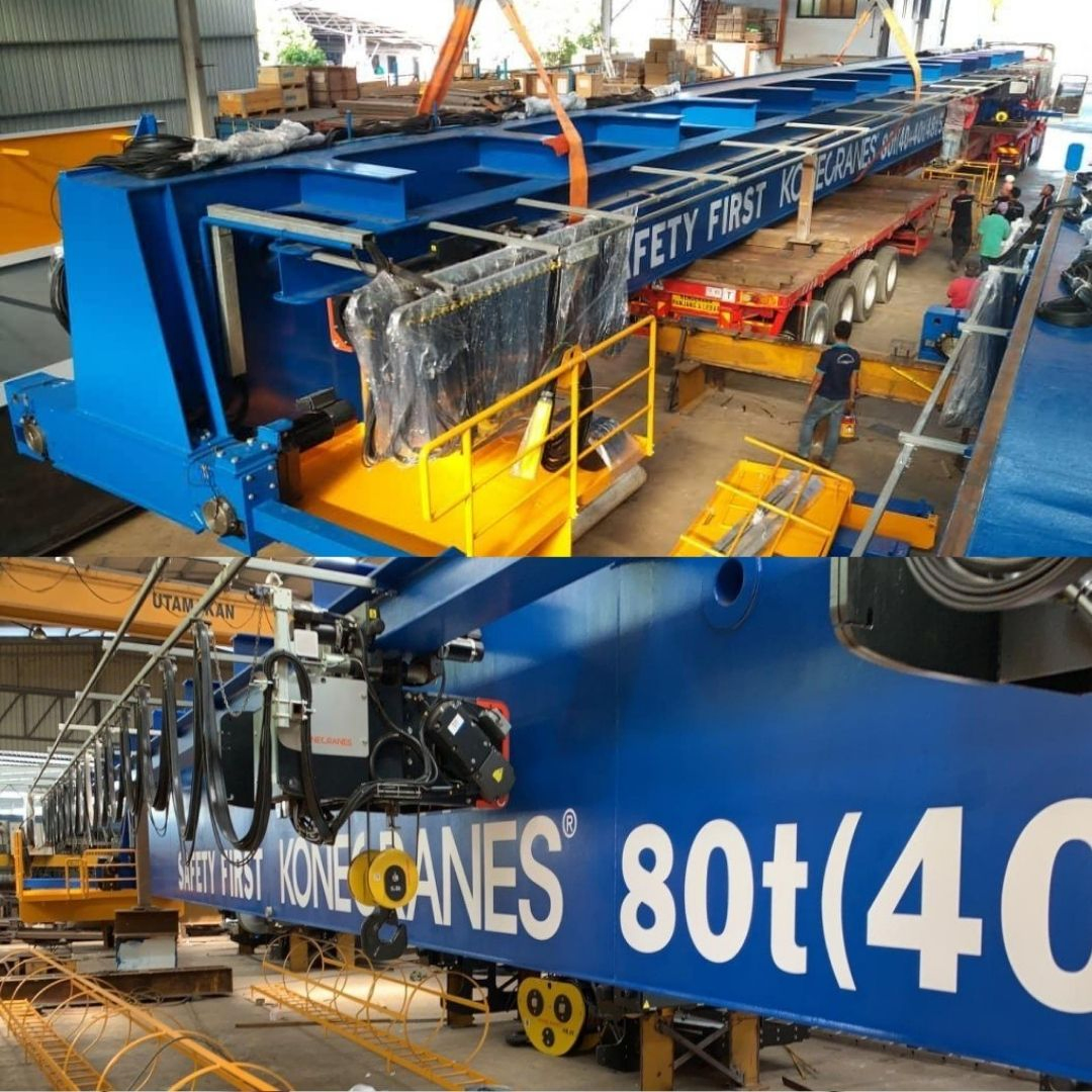 科尼80噸造紙廠的起重機