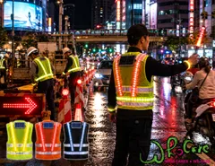 LED 閃光交通背心, 閃光背心, 安全背心開發設計