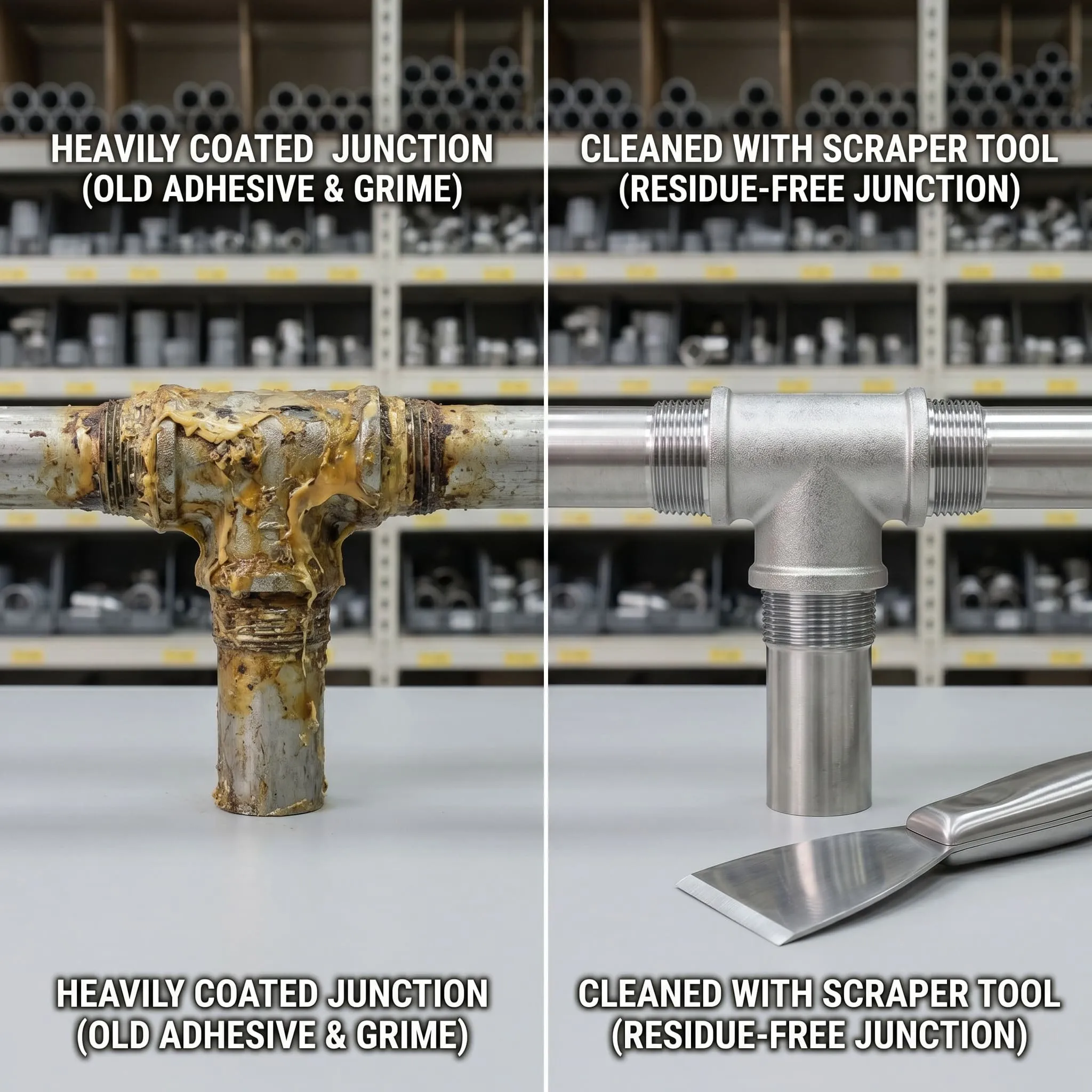 五金刮刀清理示意圖