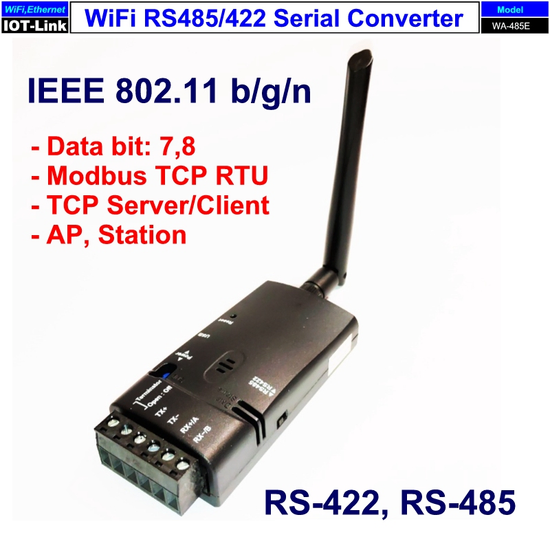WiFi RS485-422傳輸,Modbus