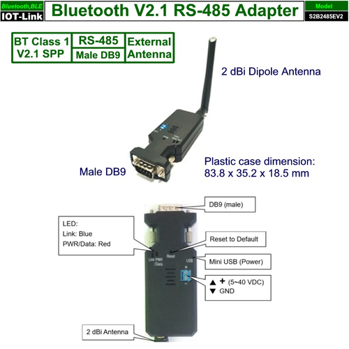 BluetoothRS232 adapter profile
