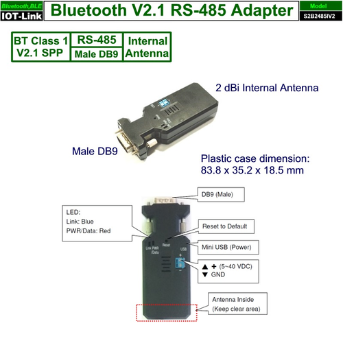 BluetoothRS485 adapter profile