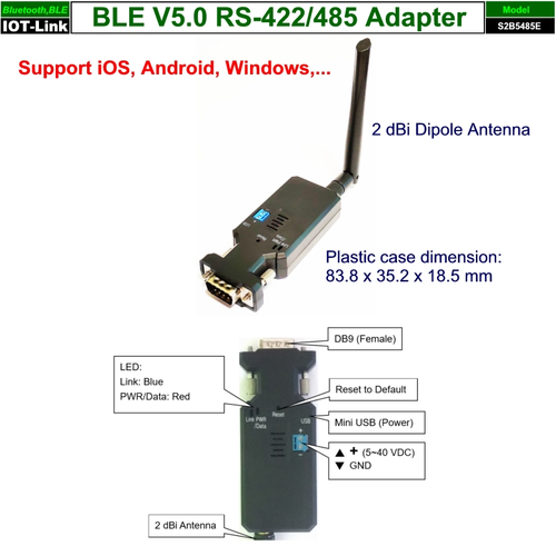 BLE RS-485 adapter profile