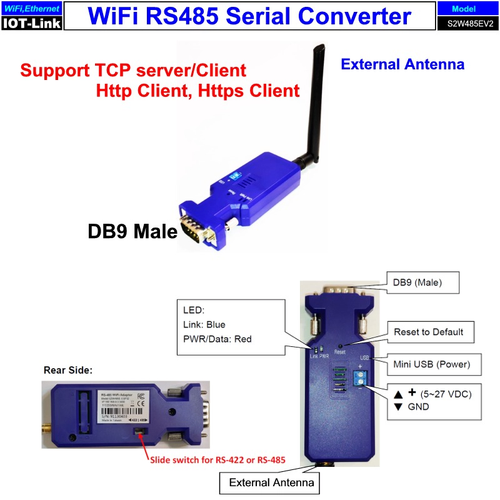 WiFi RS-485 adapter profile