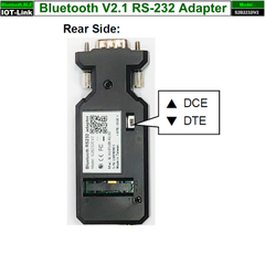 Bluetooth RS232 adapter rear