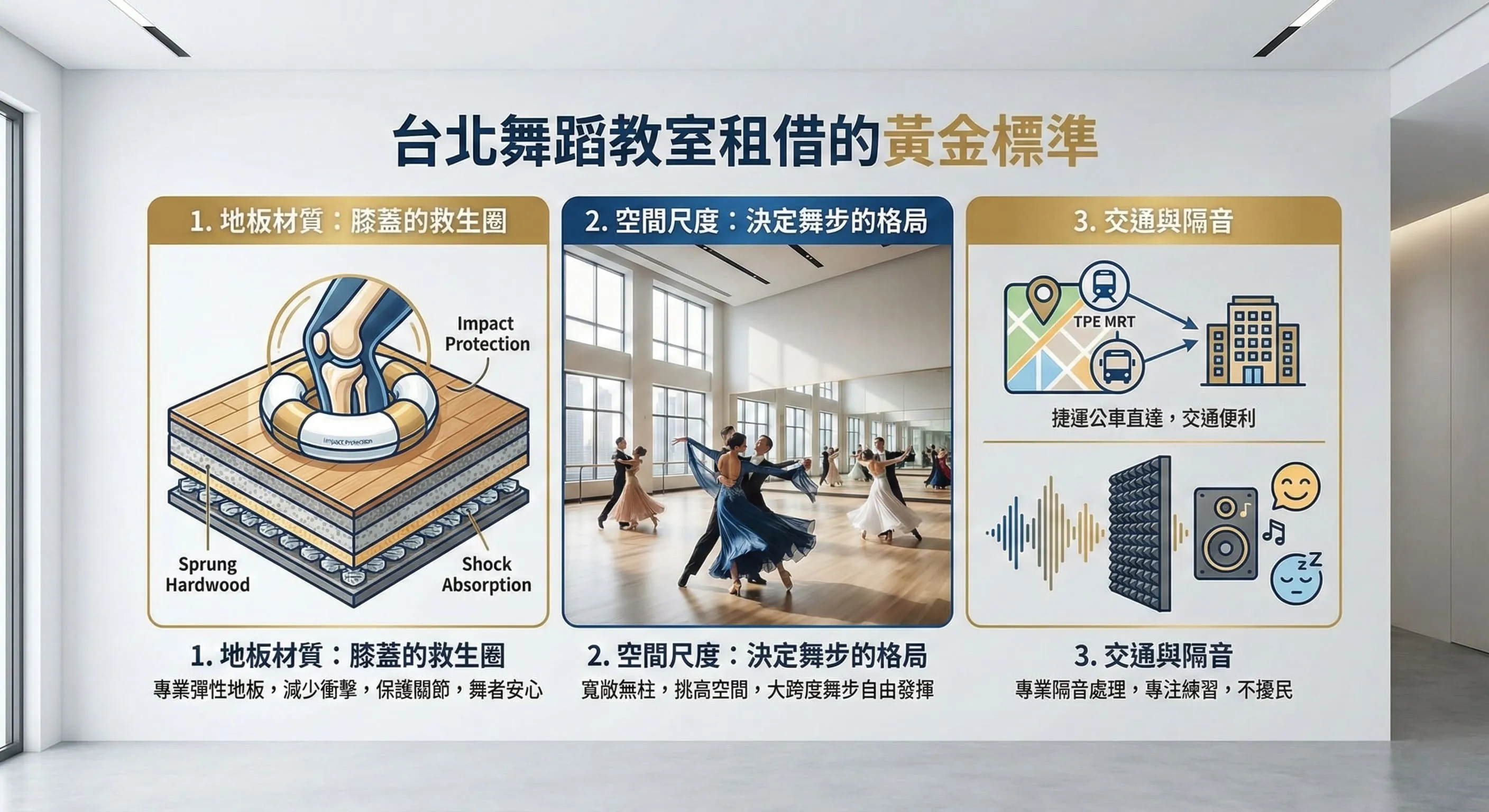 台北舞蹈教室租借的黃金標準