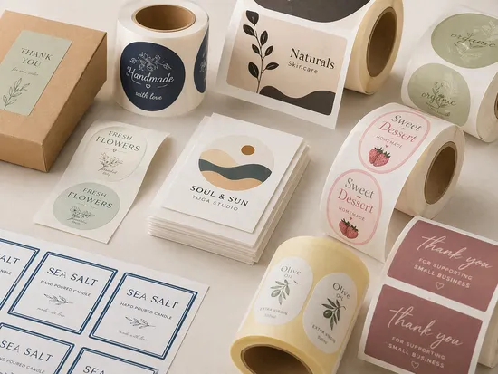 標籤貼紙怎麼選？從材質、尺寸到印刷方式一次看懂