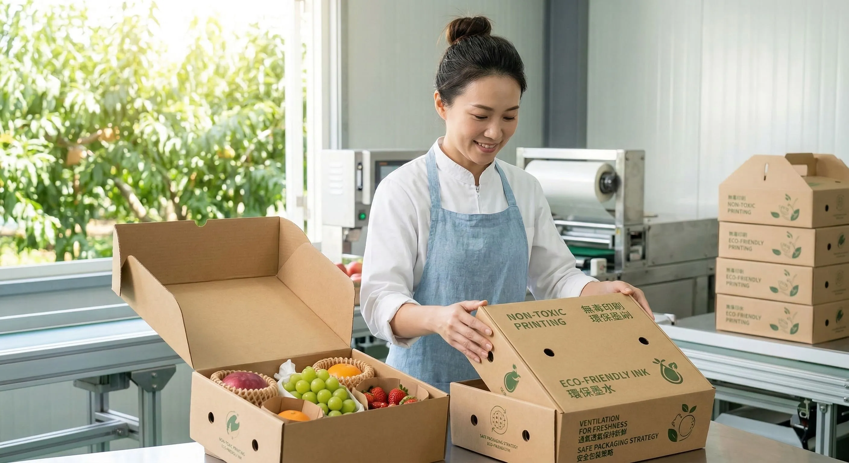 水果禮盒無毒印刷