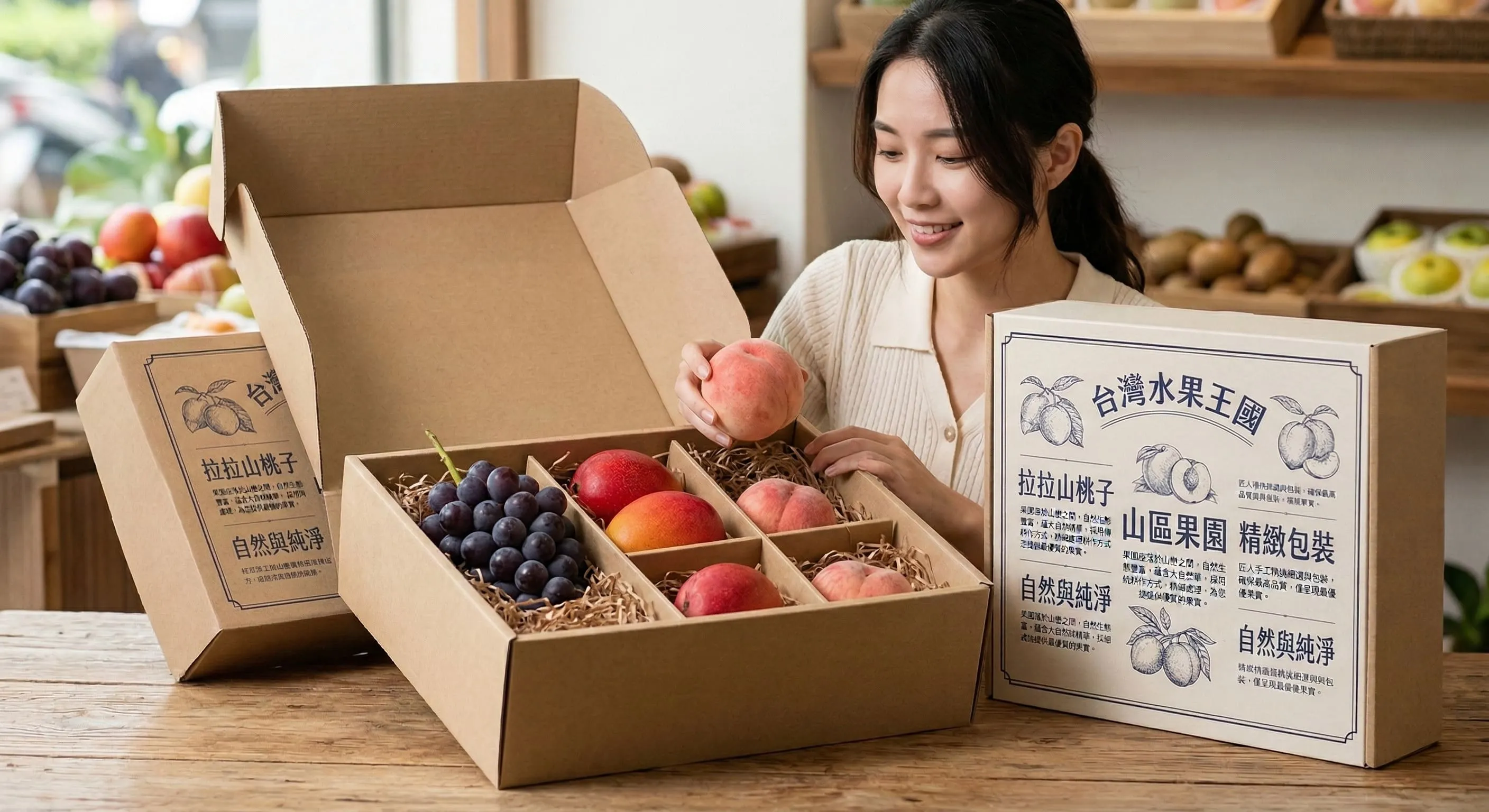 水果禮盒包裝結構與美學