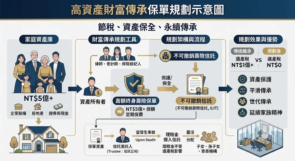 高資產財富傳承保單規劃
