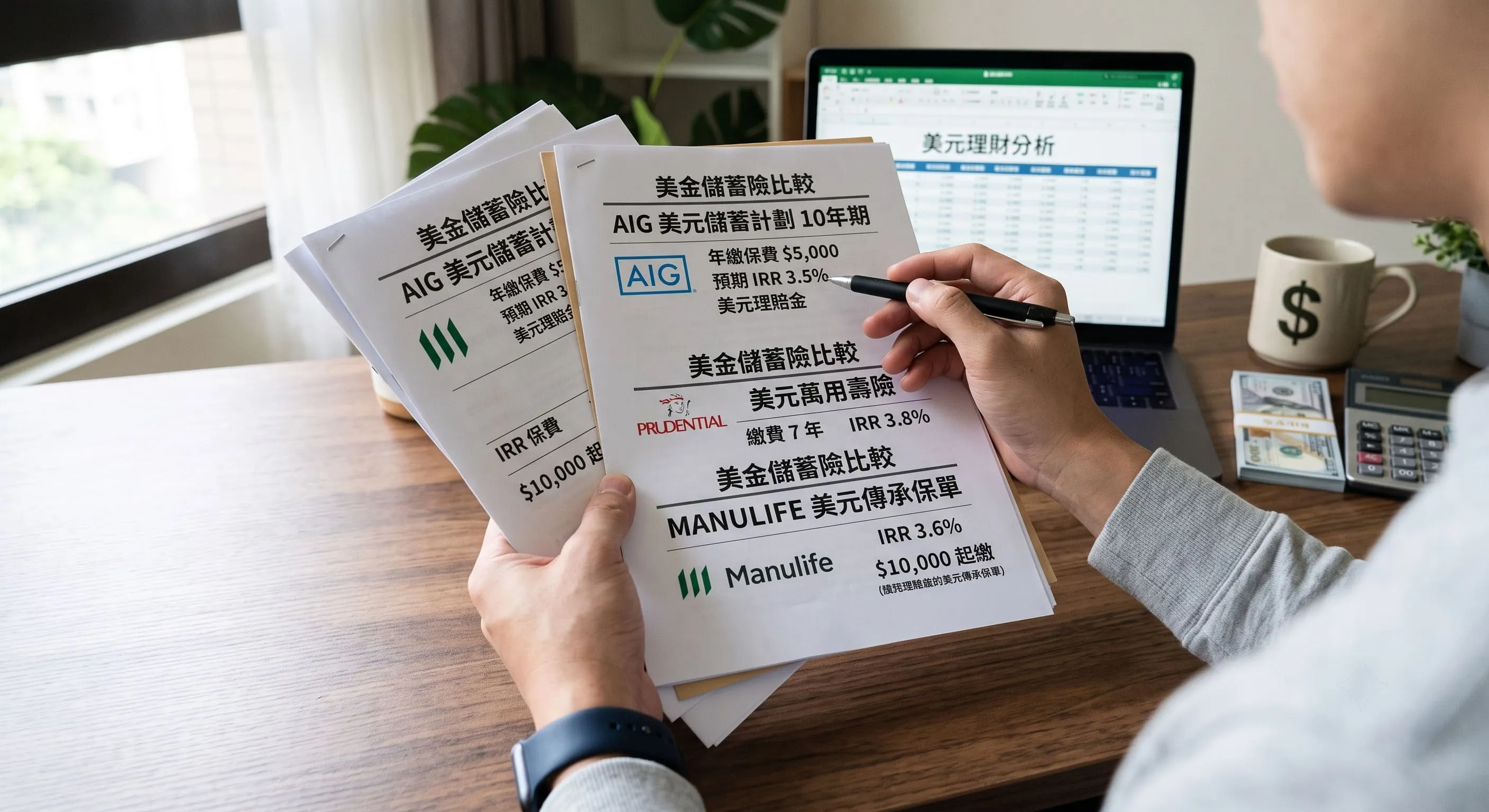 美元儲蓄險比較
