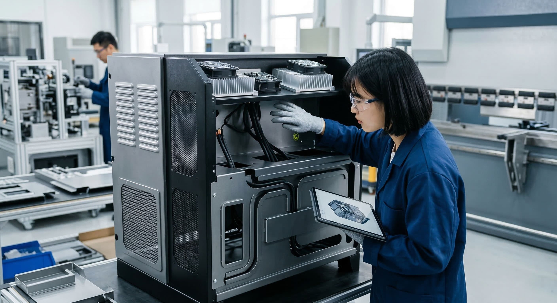 2-1兼具防護與散熱：自動化機械外殼鈑金設計與機台外罩訂製要