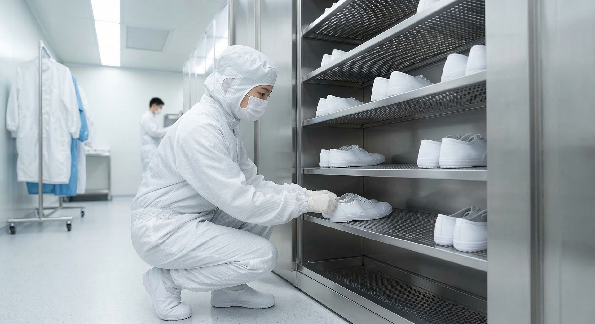 3-2守護潔淨區的第一道防線：無塵室不鏽鋼鞋櫃的設計細節