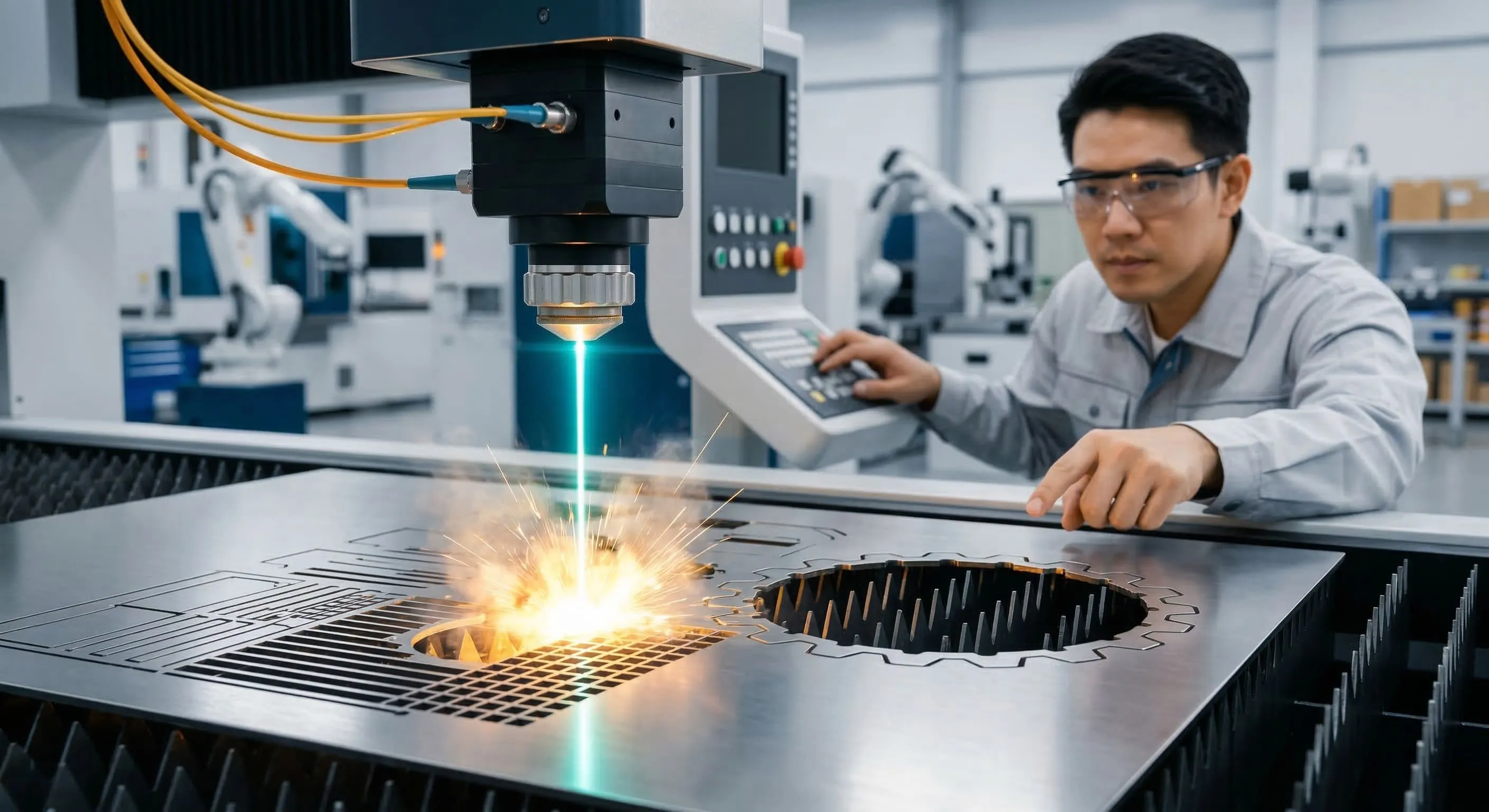 4-1突破傳統加工瓶頸:光纖雷射切割的物理優勢與能量轉換
