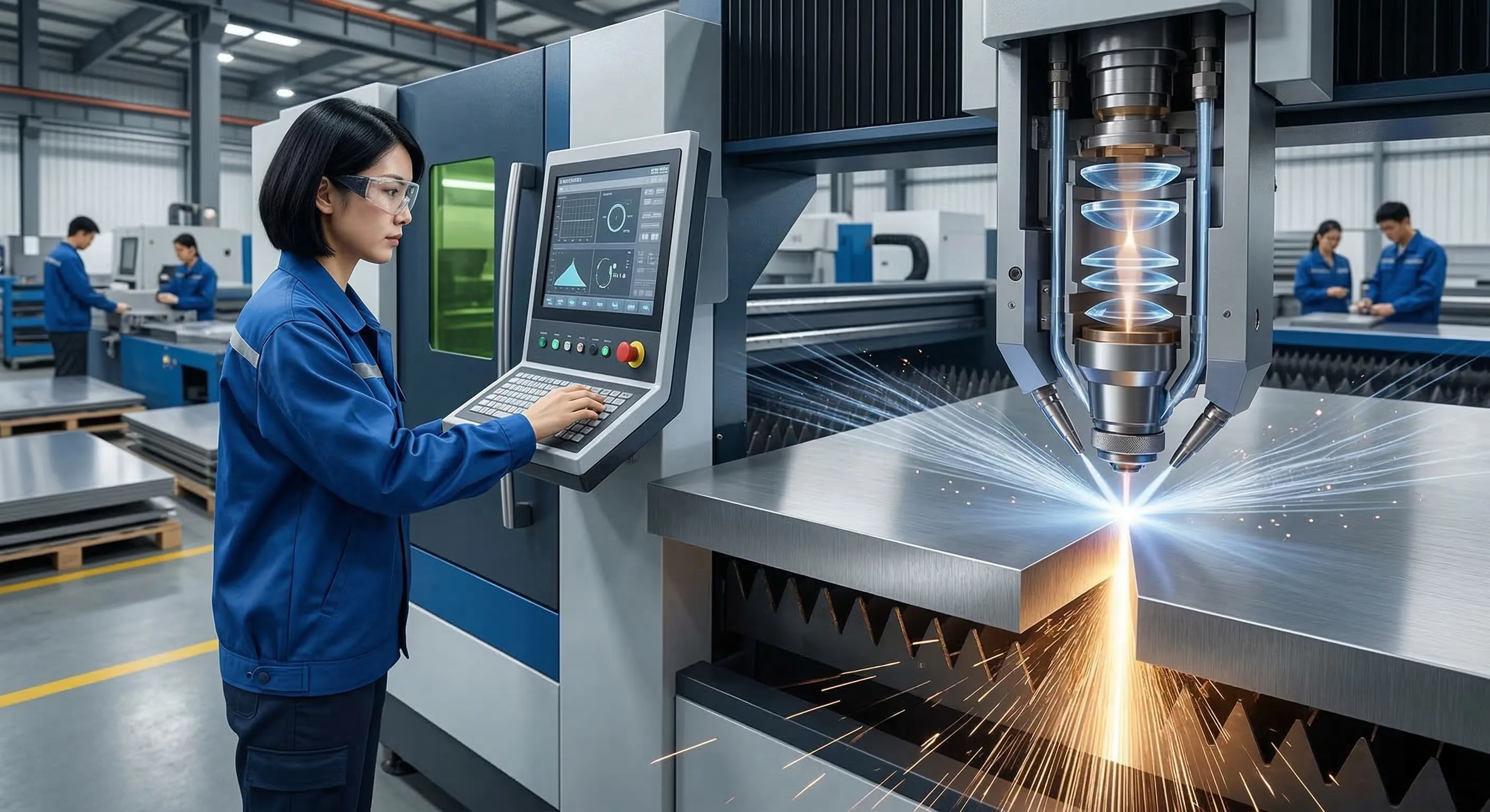 4-2挑戰物理極限:厚板雷射切割的流體力學與焦距控制