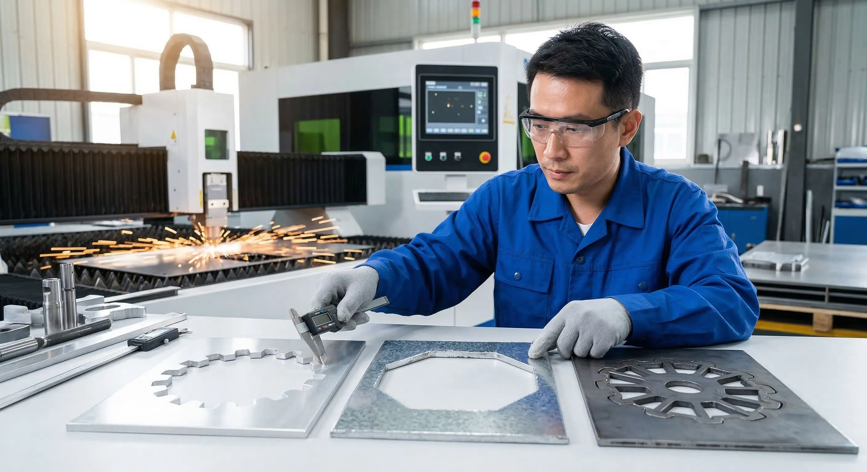 9-1鋁合金、鍍鋅鋼板與碳鋼切割差異：如何選擇最適切的金屬零