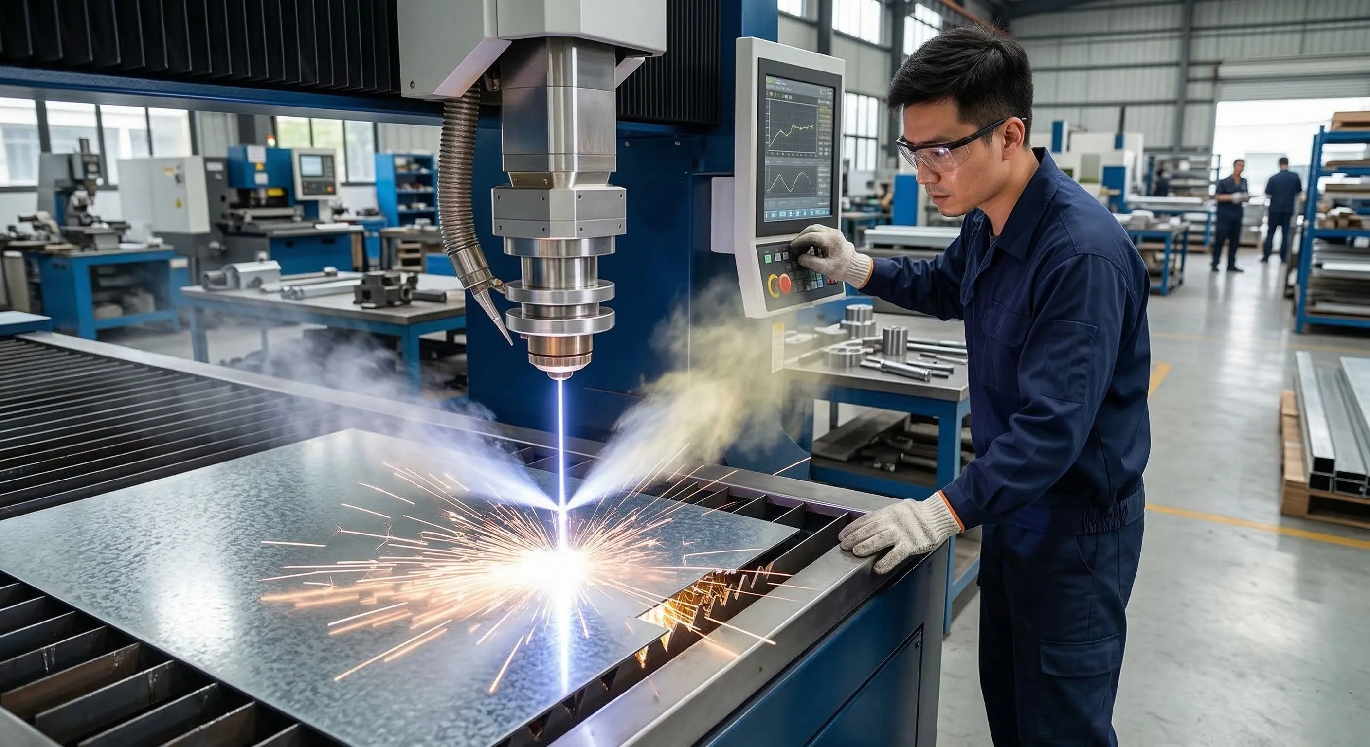 9-2鋅層氣化與電漿干擾：鍍鋅鋼板雷射切割的流體力學對策