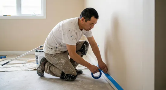 油漆分色與居家裝潢遮蔽技巧