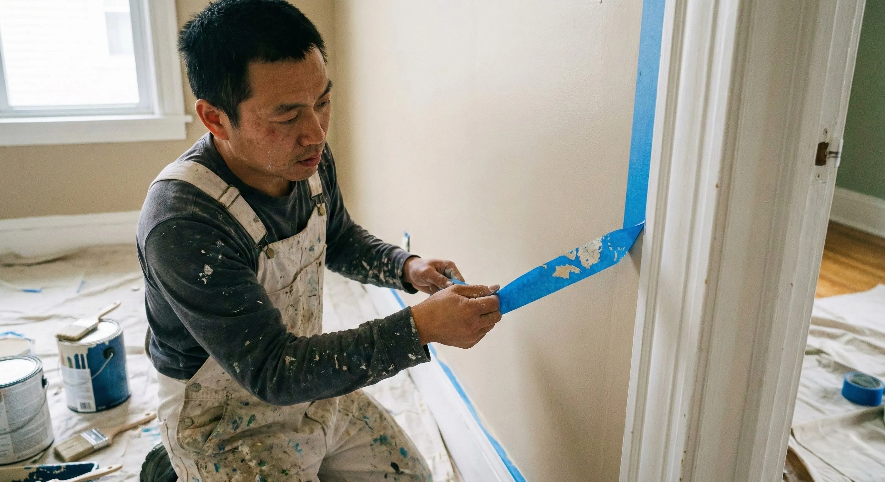 拆油漆遮蔽膠帶