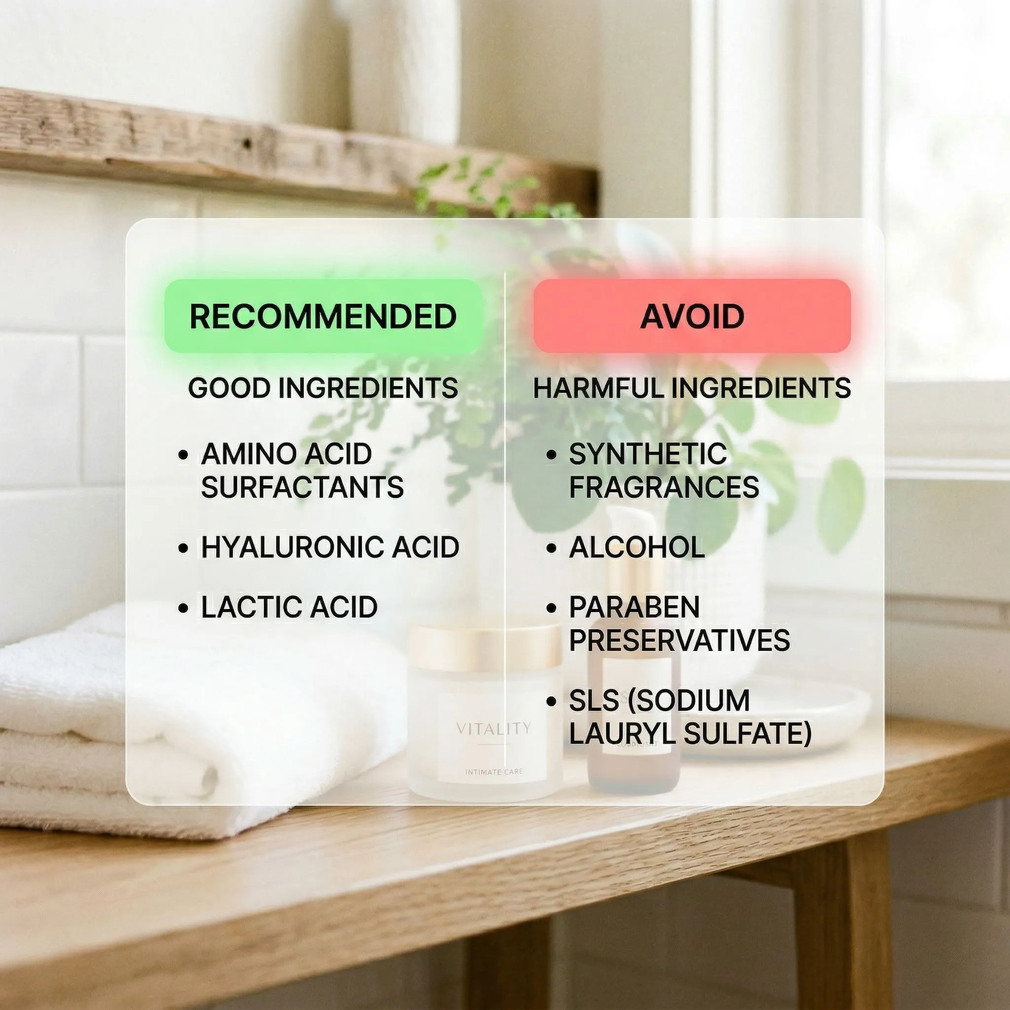 成分標籤「紅綠燈」示意圖