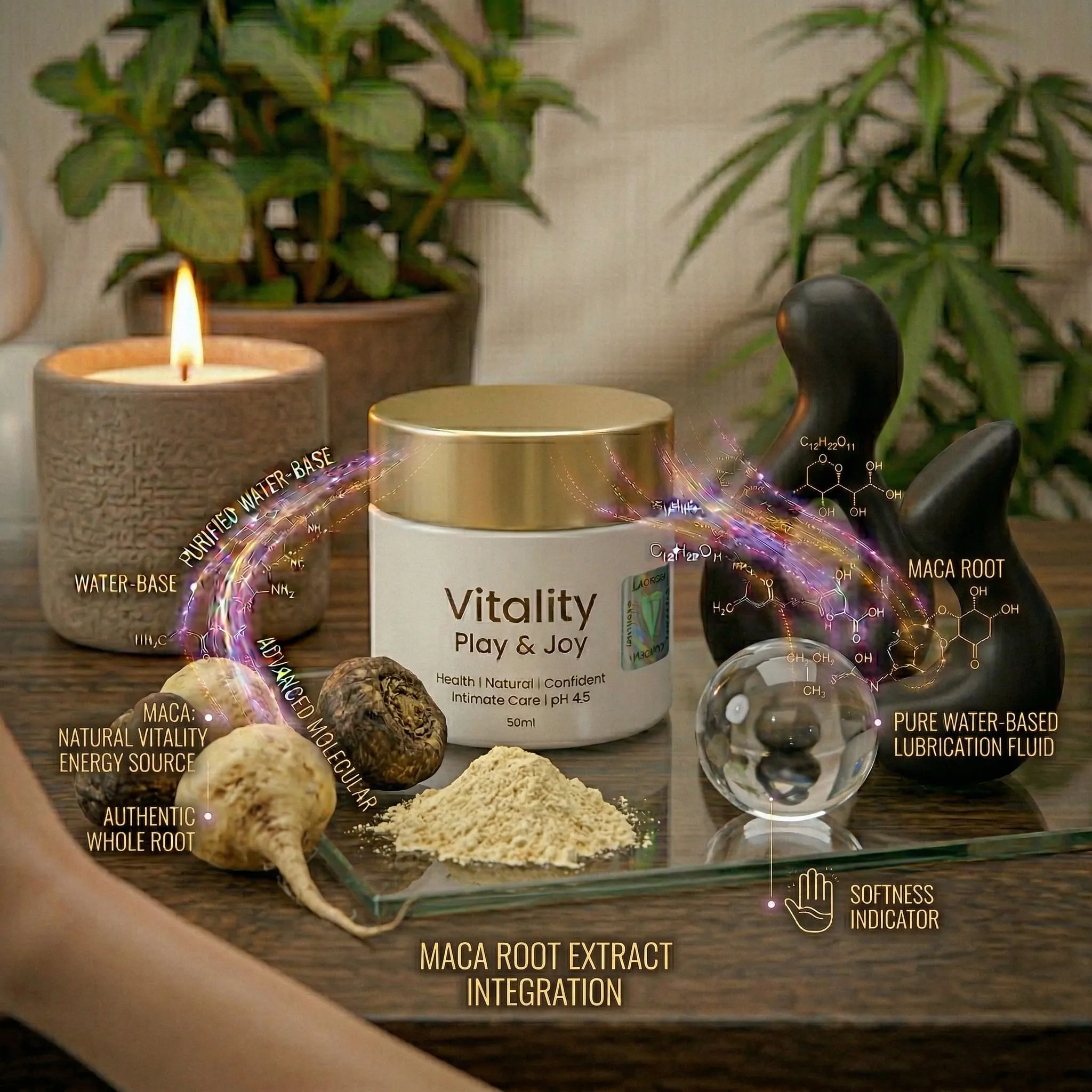 瑪卡成分視覺化示意圖