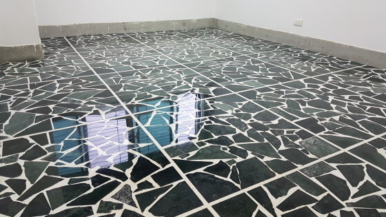 大理石研磨晶化