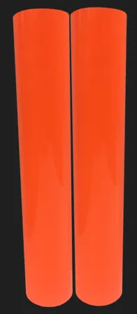 亮橘啞光刻字膜