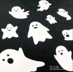 電鍍珠反光刻字膜(反光前)