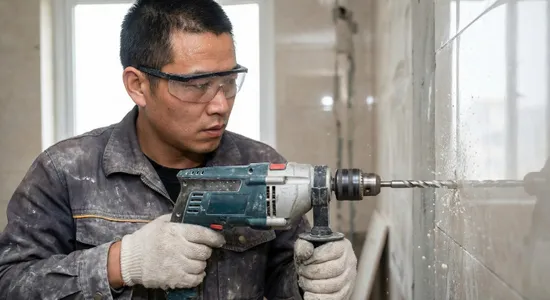 室內裝修細節:玻璃磁磚鑽頭與無損施工