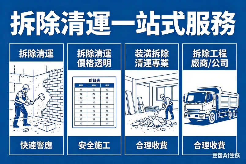 拆除報價,拆除清運,拆除工程報價,裝潢拆除費用