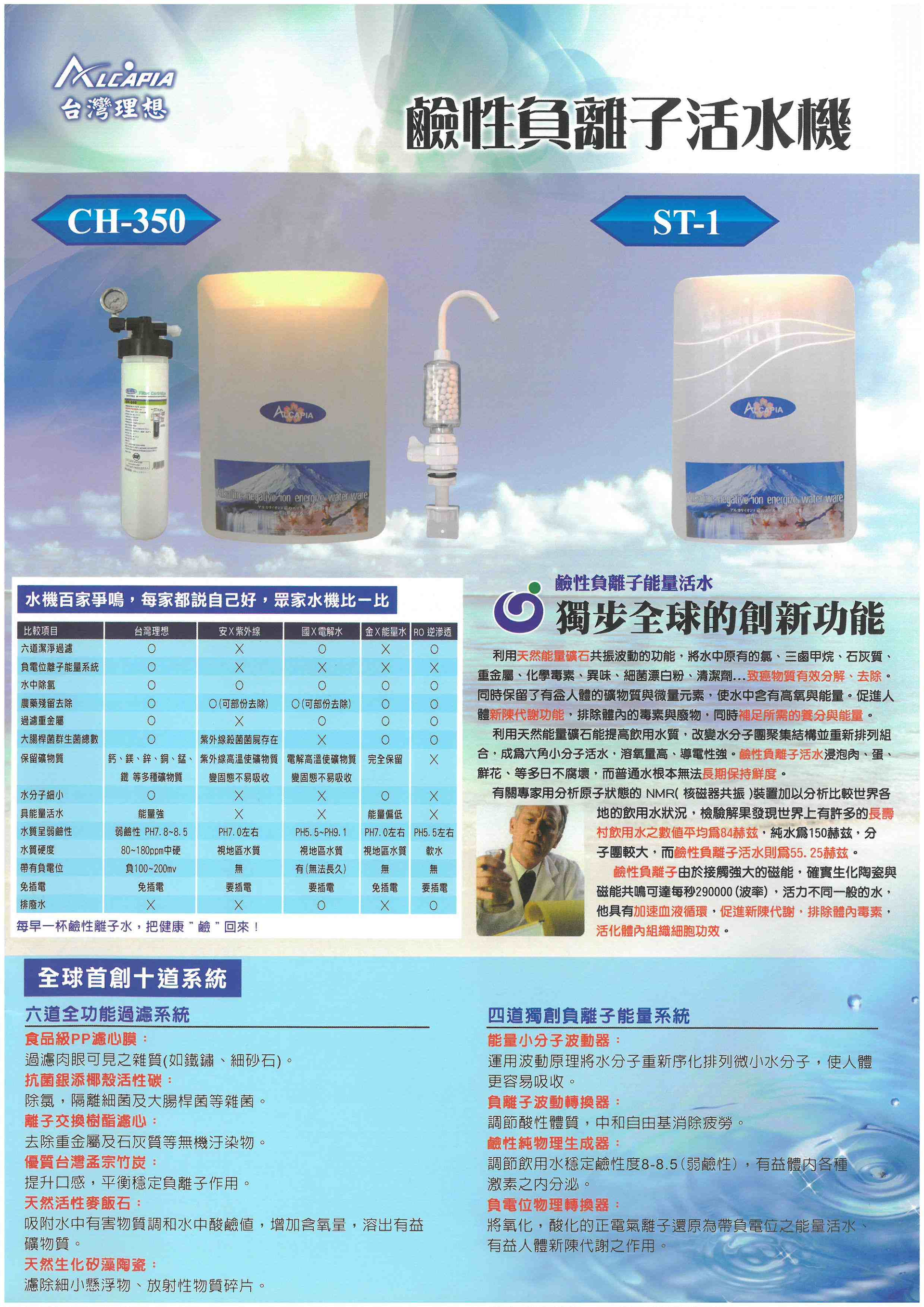 鹼性負離子活水機