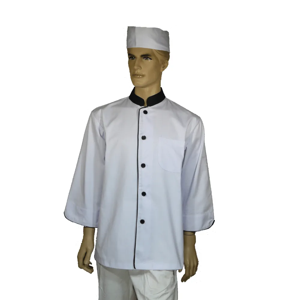 單排廚師服