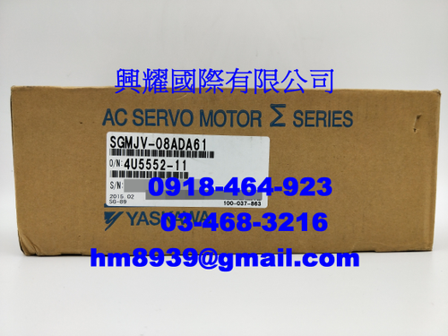 YASKAWA 安川馬達 SGMJV-08ADA61