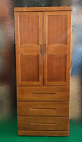 台中二手傢俱 全新實木衣櫃 高級原木衣櫥 斗櫃