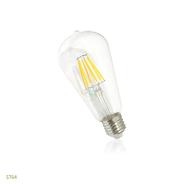 6W E27 LED愛迪生燈泡(Clear ST64)