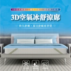 【H&H】3D空氣冰舒涼席(雙人加大)