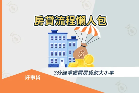 房貸流程懶人包，3分鐘掌握買房貸款大小事
