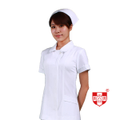 小立領護士褲裝 - 前拉鍊,立體剪裁設計,自信專業