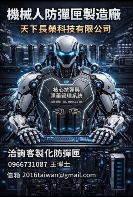 AI機械人防彈匣艙