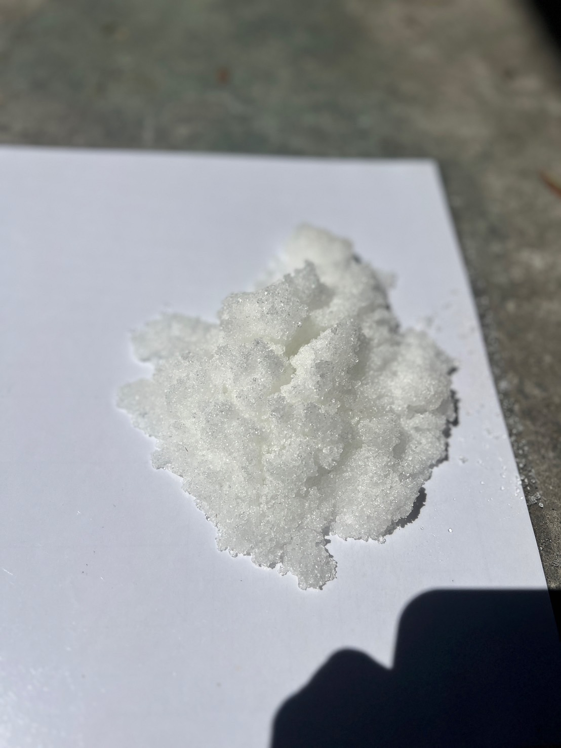 四水硝酸鈣結晶